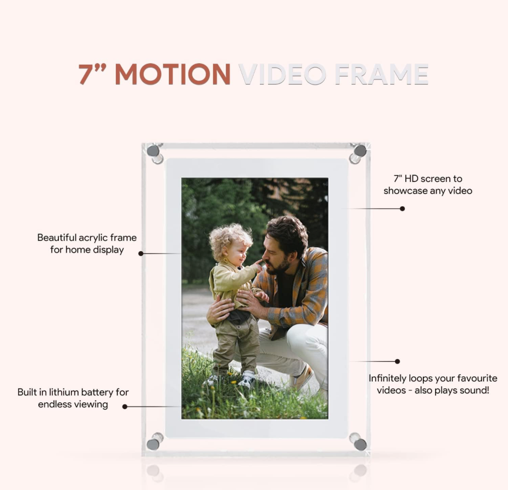 MemoryFrame™ - HD 5" Acrylic Digital Frame